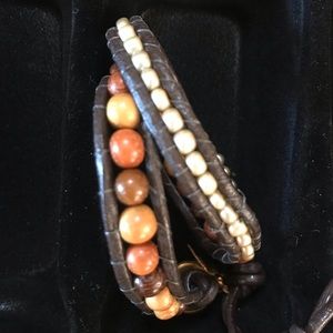 Men’s Leather Wrap Bracelet- Sold